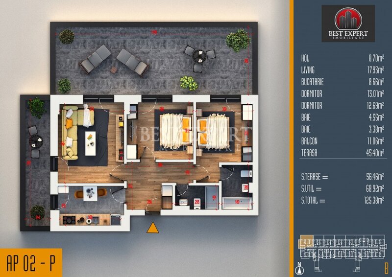 Titan 3 Camere Ideal Investitie -Acces Rapid STB